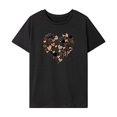 thumbnail image 1 of Camiseta de cuello redondo para mujer jinwen camiseta de verano M, 1 of 7