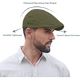 thumbnail image 2 of Newsboy Cap for Men 100% Cotton Mens Flat Hats Newsies Hat Classic Irish Gatsby Ivy Cabbie Golf Hats 1pcs, 2 of 6
