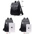 thumbnail image 4 of Mochila de cuero de alta calidad para mujer, mochila de viaje de gran capacidad, bolsos escolares de moda, mochilas de hombro para mujer, novedad de 2021, 4 of 5