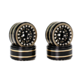 thumbnail image 1 of Suitable for 1/18 TRX4M 1.2-Inch Brass Wheels 1/24 SCX24 FMS, 1 of 6