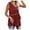 Red, variant on YYDGH Womens Summer V Neck Sleeveless Babydoll Tops Dressy Casual Tank Tops Shirts Red S