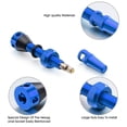 thumbnail image 2 of 1 Par Válvula Presta para Bicicleta Carretera Neumático Sin Cámara Aluminio CNC 40mm () Azul, 2 of 3