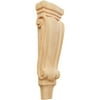 Ekena Millwork 5 1/8"W x 2 3/8"D x 15 1/2"H Medium Traditional Pilaster Wood Corbel, Red Oak