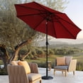 thumbnail image 2 of Davee Furniture 9 Ft Red Patio Umbrella with Base Included, 2 of 5