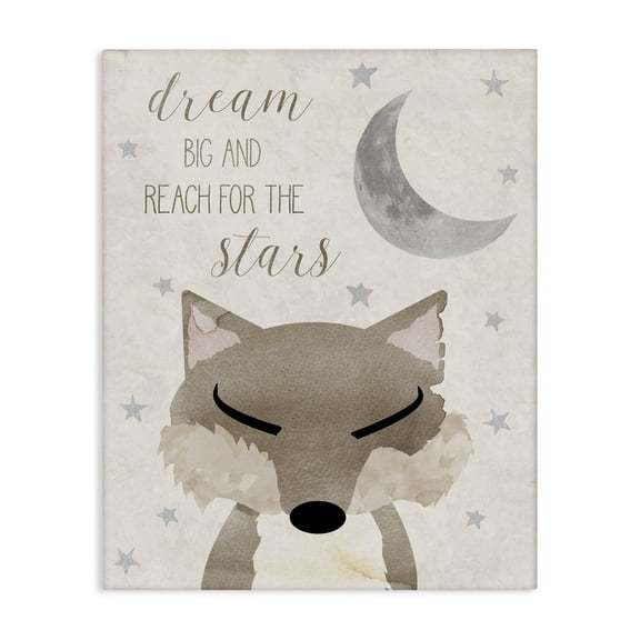 Stupell Industries Cottage Soft Dream Big Fox Canvas Art, 16 x 20, by Daniela Santiago