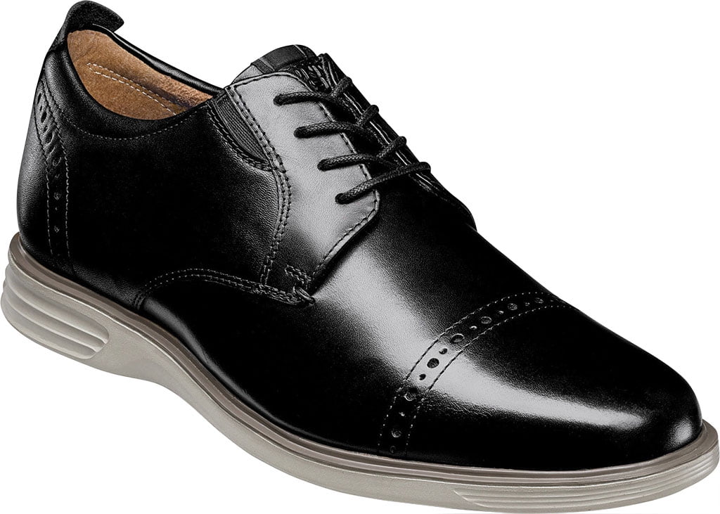 Cap Toe Oxford Black Leather 