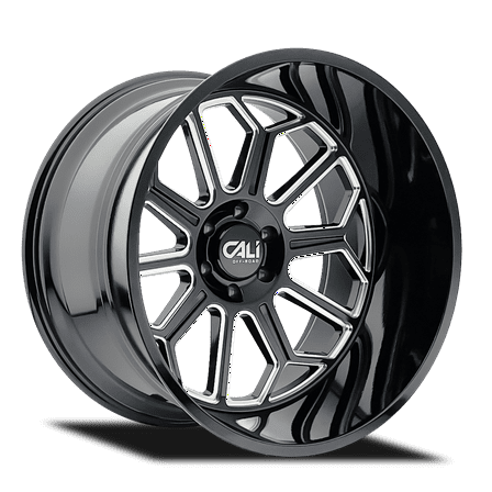 20x10 Cali Off-Road 9117 Auburn Gloss Black Milled Wheel 6x135 (-25mm)