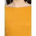 thumbnail image 4 of Zima Leto Women's Solid Self Striped Dress, 4 of 5