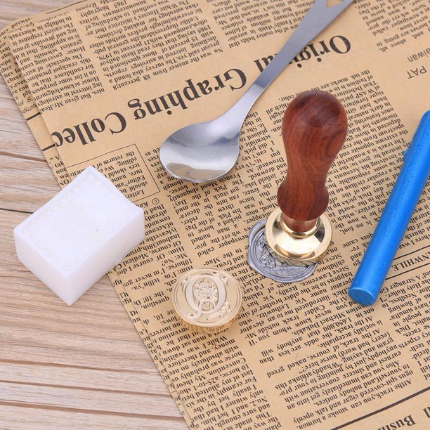 Sello de pintura de cera de letras europeas Sello de cabeza de cobre de sellado de sobres vintage Likrtyny Para estrenar