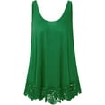 thumbnail image 1 of HSHDLDF Plus Size Swing Lace Flowy Tank Top for Women, 1 of 3