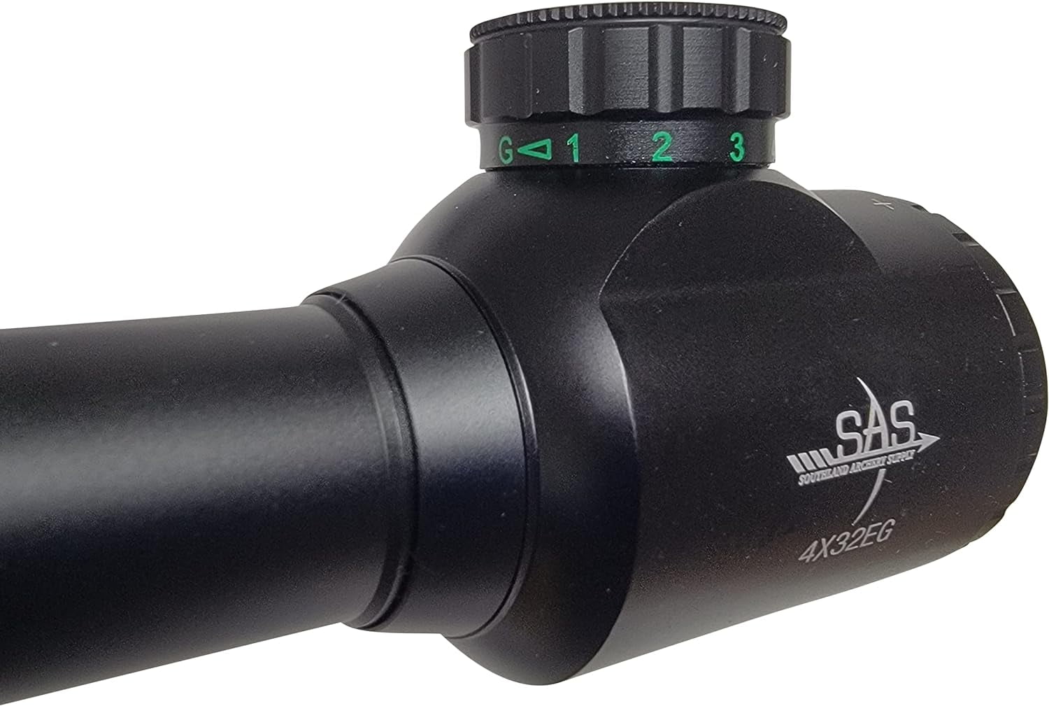 SAS Hunting 4x32 Illuminated Scope with Weaver Rings for Rifle Crossbow EG