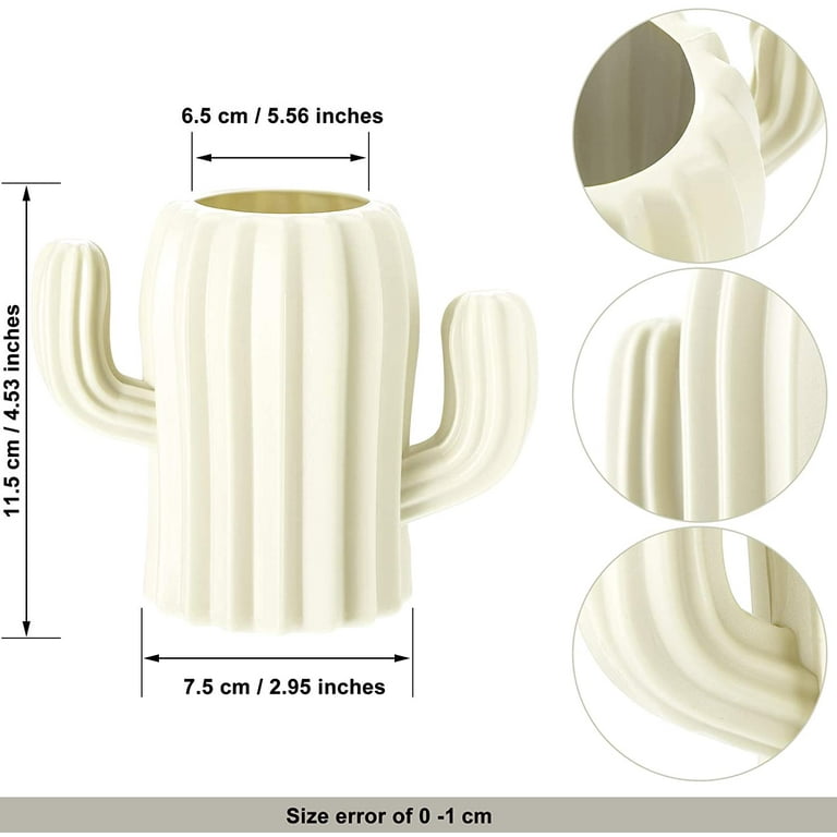 2 Pieces of Cactus Pen Holder Desk Supplies Pieces of Cactus Pen Holder Student Multifunctional Storage Box Pieces of Multifunctional Cute