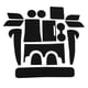 thumbnail image 1 of Tapete antideslizante para automóvil para Hyundai Kona SX2 Hybird PHEV 2024-2025, tapete de almacenamiento antideslizante de PVC para el compartimento de la puerta, color negro, 16 Pcs, 1 of 6