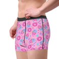 thumbnail image 4 of Kll Pink Donuts Men'S Cotton Boxer Briefs Underwear-Xx-Large, 4 of 9
