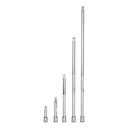 Capri Tools Ensemble de Barres d'Extension Oscillantes de 1/4 Pouce, 5 Pcs
