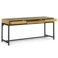 thumbnail image 6 of Pemberly Row SOLID WOOD Industrial 72 inch Wide Wide Desk in Oak, 6 of 12