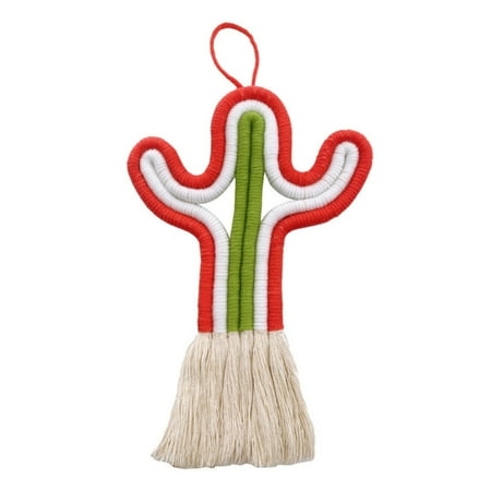 

Hlandsky Cactus Room Decor Tassel Woven Wall Hanging Decor Cute Nursery Wall Decor Gift