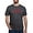 Dark Heather, variant on - Alpha Sigma Phi Greek Letters Cardinal T Shirt - Mens Tri-blend T-Shirt