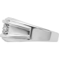 thumbnail image 4 of 14K White Gold Ibgoodman Men's 1 Carat Diamond Complete Ringsize 10 - Jbsp, 4 of 5