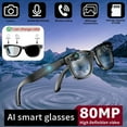 thumbnail image 5 of Tigebraver Smart Glasses With 8MP HD Camera, ChatGPT AI Photo Recognition, Q&A, Live Translation, Bluetooth Calling & Music, Photochromic Lenses, 5 of 21