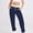 Dark Blue, variant on YHAJDS Women's Winter Trousers,Casual Pants for Women Womens Sweatpants Print Drawstring Elastic Waist Cuffed Ankle Slim Leisure Sports Pants
