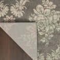 thumbnail image 3 of Serene Modern Damask Grey/Pink 5'3" x 7'3" Area Rug, (5' x 7'), 3 of 6
