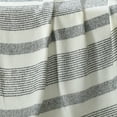thumbnail image 3 of Harper Lane Novara Tassel Throw Blanket, White/Black, Standard Throw, 3 of 3