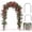 without base, variant on Thickened Tube Garden Arch Trellis, 4.6 * 7.8 or 6.4 * 7.5Ft, Metal Archway Arbor Stable Outdoor Garden Trellis for Climbing Plants, Party Wedding Arch Decoration
