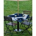 thumbnail image 4 of Hokiten Outdoor Tablecloths with Umbrella Hole & Zipper, Blue Love Heart 60x60 Inch Square Tablecloths, Boho Ethnic Modern Funny Tie Dye Art Waterproof Table Cloth, Patio/Pool/Picnic Table Covers, 4 of 7