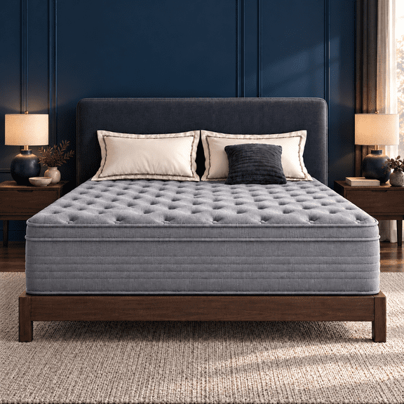 Queen Mattress, 12 Inch Queen Size Hybrid Memory Foam Mattress with Upgrade Pocket Springs, Pressure Relief, Breathable Comfort and Durable, CertiPUR-US Certified, Medium Firm