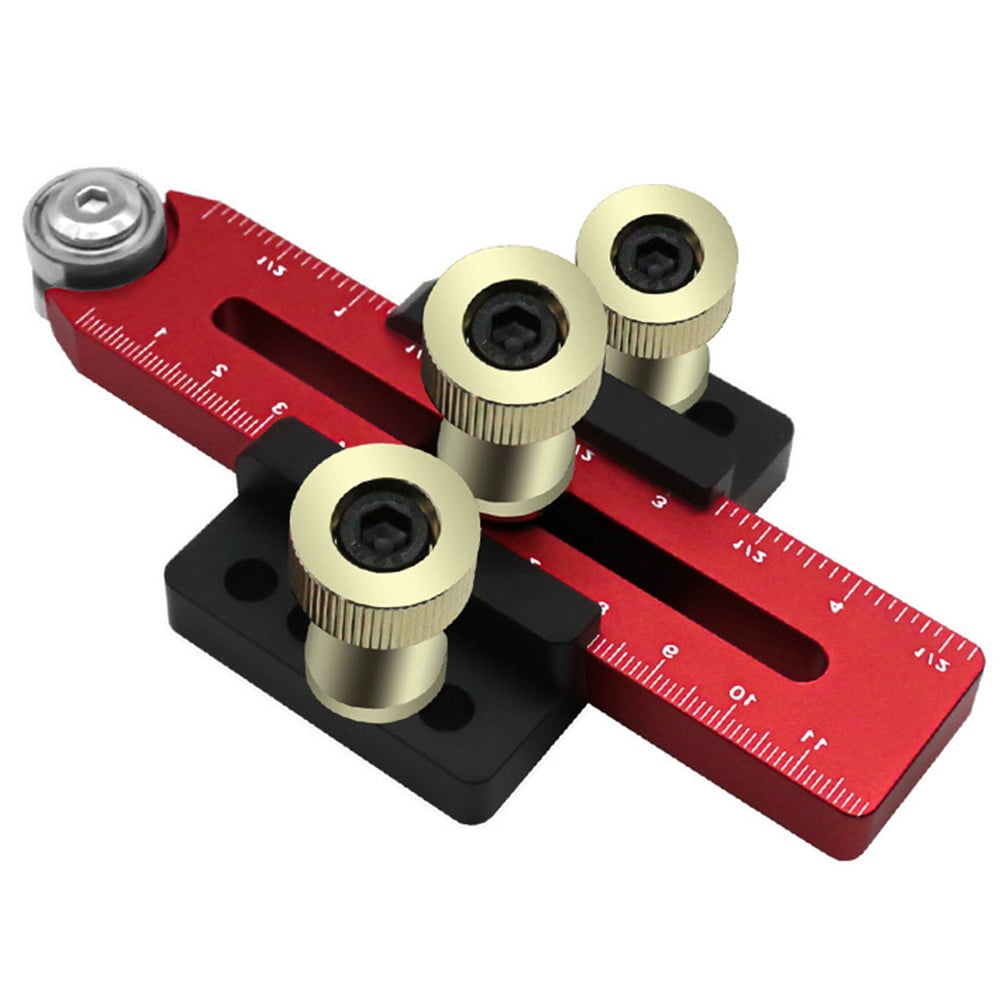 Aluminum Thin Rip Jig for Table Saw:FOR Precision Cuts for Woodworking 3/8,3/4"