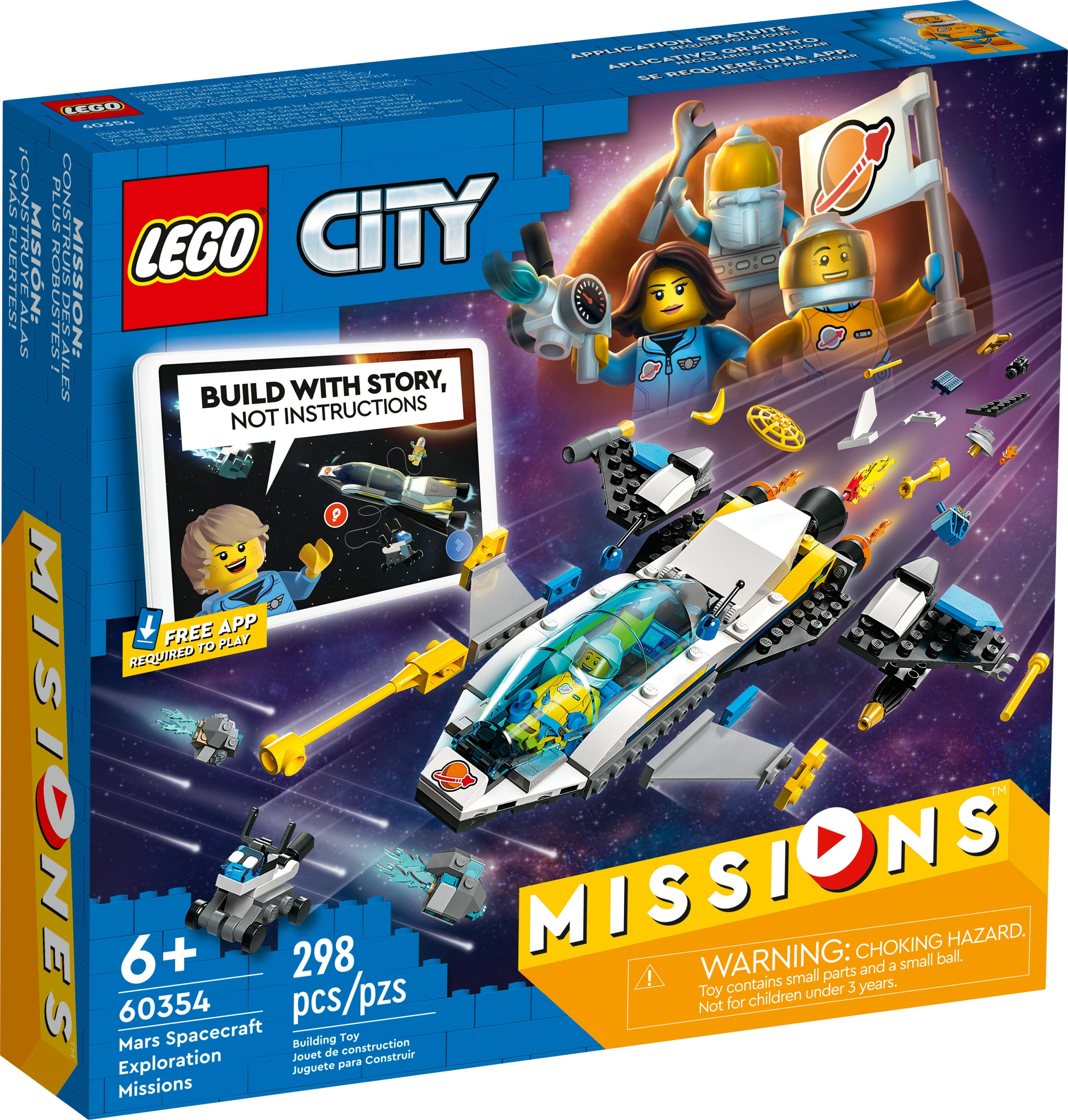 LEGO City Mars Spacecraft Exploration Missions Set 60354 with