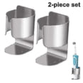 thumbnail image 1 of Stainless Steel Wall Mounted Electric Toothbrush Holder – 2 Pack 2025, 1 of 1