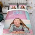 thumbnail image 4 of Como Nastya Conjunto de sábanas temático, trío de piezas, cómodo y amigable con la piel, diseño único, regalo de decoración para el hogar para familiares, amigos y fans, 90 cm * 190 cm, 4 of 6