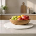 thumbnail image 4 of Round Table Mat, 6 Inch Diameter Blush Pink Silicone Heat Mat, Double Sided Skid Resistant Dinner Table Protector, Waterproof Bpa Free Silicone Trivet Coaster, Dishwasher Safe, 4 of 8