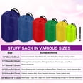 thumbnail image 4 of Uxcell Stuff Sack, Waterproof Ditty Bags Storage Sacks Portable Outdoor Ultralight Drawstring Dry Stuff Bag Gear with Toggle 4x8In & Bright Blue for (Backpacking Camping Traveling Hiking), 4 of 7