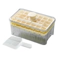 thumbnail image 2 of Ice Cube Tray with Lid and Bin for Freezer Storage, 56 Cavity Silicone Ice Cube Trays Easy Release, Ice Mold with Ice Scoop for Tea Coffee Drinks, 2 of 8