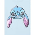 thumbnail image 2 of Stitch Girls Sequin Graphic Tee with Short Sleeves, Sizes 4-16, 2 of 3