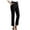 Black, variant on ABATAB Plus Size Work Pants for Women Business Casual Slacks Straight Leg High Waisted Office Trousers with Pockets