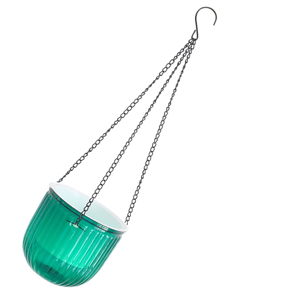 HEMOTON Durable Outdoor Hanging Flower Basket Plastic Hanging Plant Pot Indoor Hanging Planter