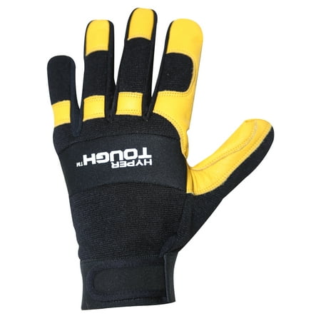 Hyper Tough Mens XXL Leather Performance Gloves