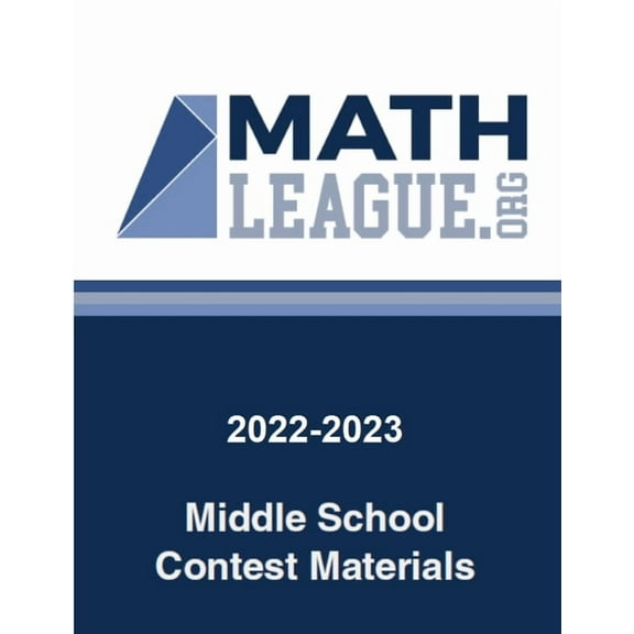 2022-2023 Middle School Contest Materials (Paperback)