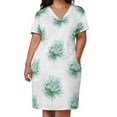 thumbnail image 3 of Vestido de verano con bolsillos sueltos de trébol para mujer 2025, vestidos de fiesta para mujer, 3 of 7