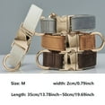 thumbnail image 2 of Velvet Pet Collar with Custom Name and Phone Number for Secure Identification Featuring Metal Quick Release Buckle Soft Comfortable Fashionable Design, 2 of 5