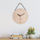 thumbnail image 5 of Reloj de pared de madera de 12 pulgadas, silencioso, decorativo, sin tictac. Estilo 3, 5 of 8