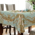 thumbnail image 3 of YAZAOO Square Tablecloth Floral Design Pattern Pattern Tableclothes, 3 of 9