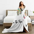 thumbnail image 2 of Life is Better in Flip-Flops Ultra-Soft Micro Fleece Blanket Throw All Seasons, Lightweight Warm for Bed or Couch, 2 of 6