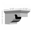thumbnail image 2 of Ekena Millwork 7"W x 9 1/2"D x 5 1/2"H Dublin Bracket, 2 of 5