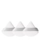 thumbnail image 1 of 1/3/6 piezas de esponjas de maquillaje triangulares de terciopelo para contorno de rostro, ojos, sombras, sellos, base cosmética, herramientas de maquillaje, 1 of 3