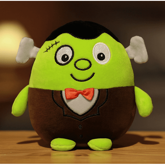 Halloween Whimsical Plush Dolls - Compressible Pumpkin & More, Ideal For Spooky Season Decor